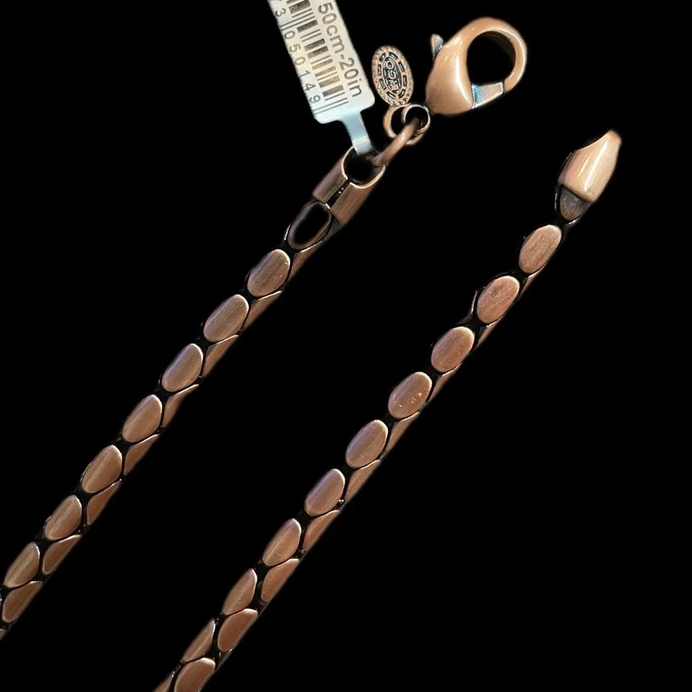 Bico Australia Basco Men’s Tribal Pendant Necklace 20” Plated NWT Rare